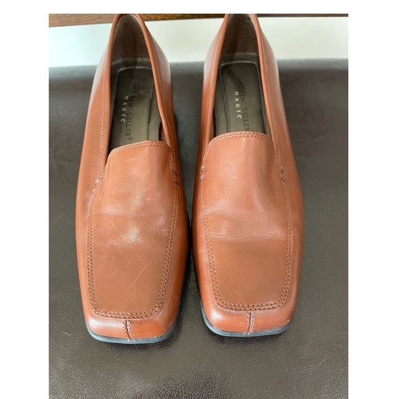 Andrew Geller Magic Cherish leather shoes size 7 1/2 excellent used condition - Picture 16 of 17